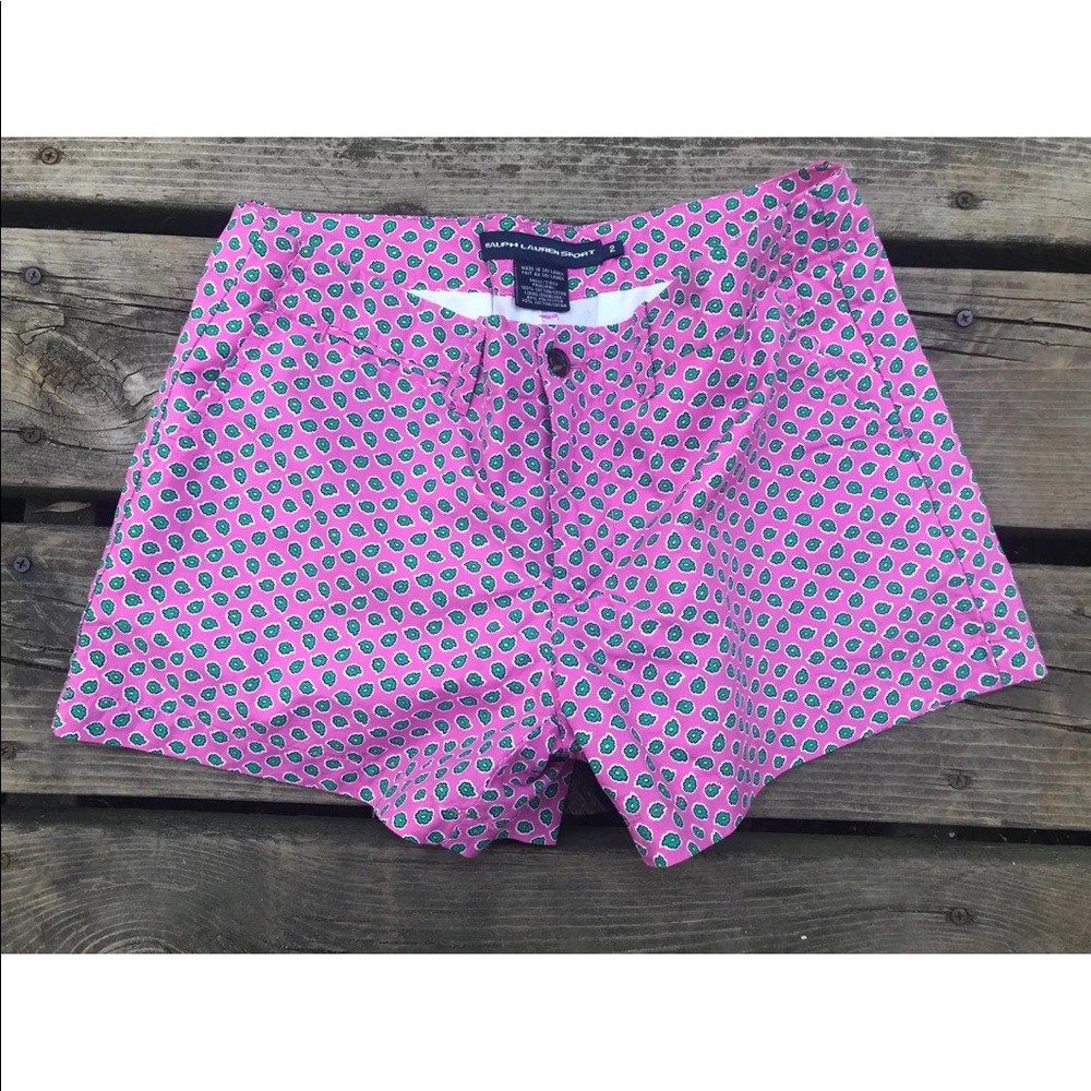 {Ralph Lauren Sport} Lined Flower Patterned Shorts